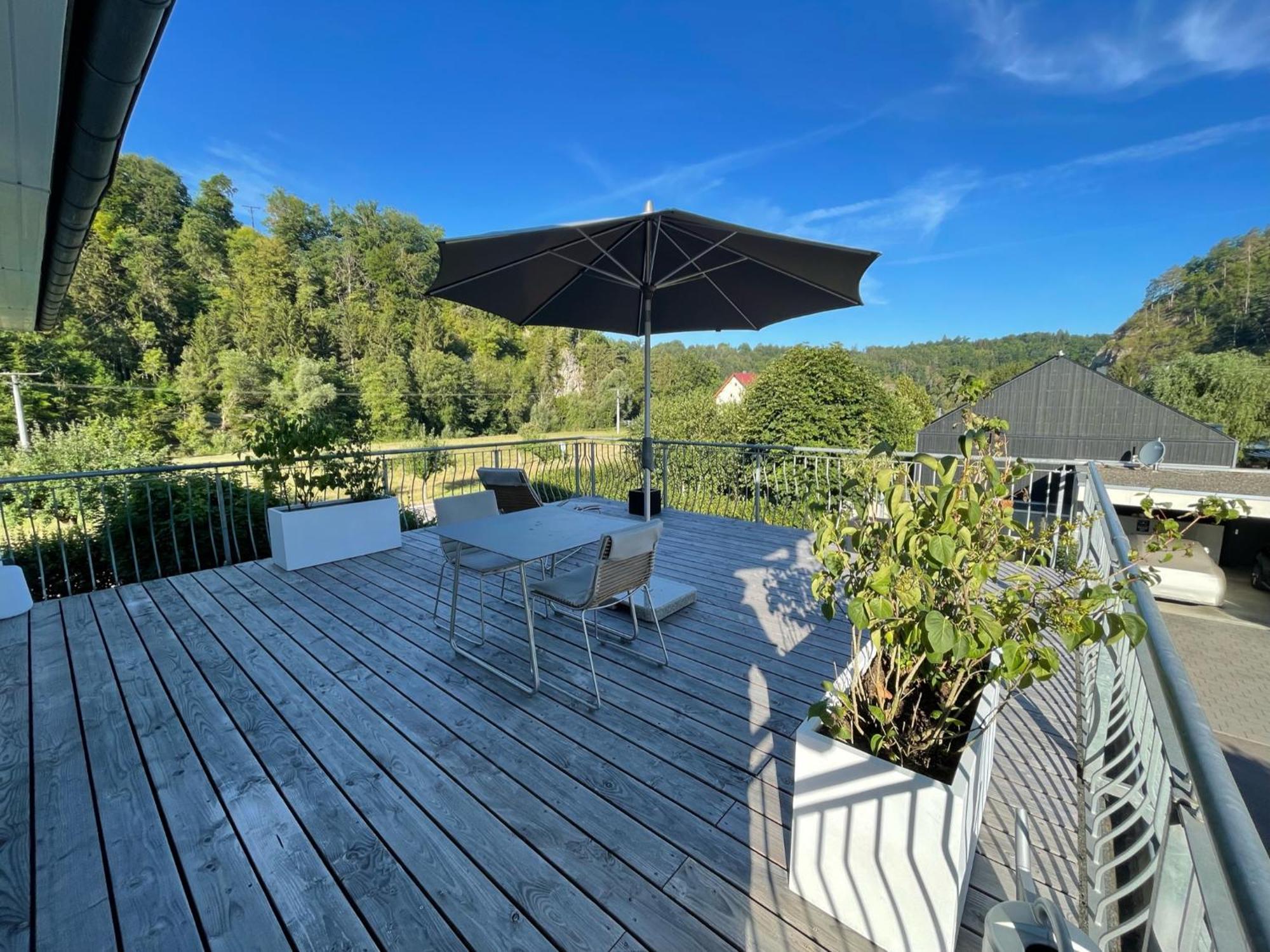 Stilvolle Wohnung Fuer 2-3 Personen - Mit Riesiger Dachterrasse Haigerloch Экстерьер фото